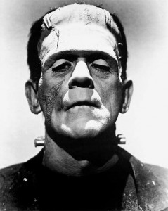 An early example of biopunk from the 1930's version of Frankenstein